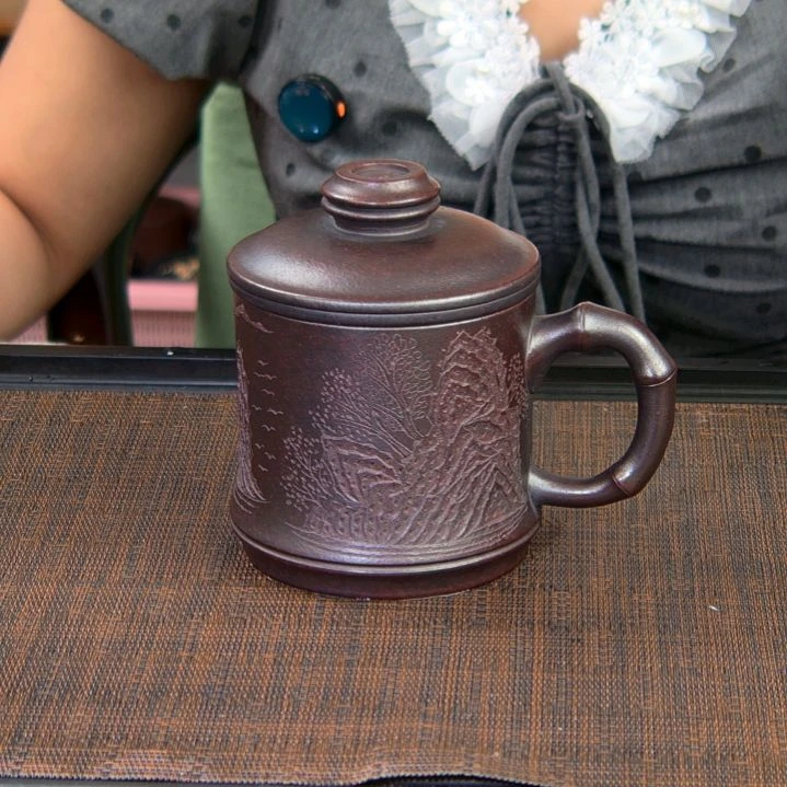 茶杯紫砂高货放漏