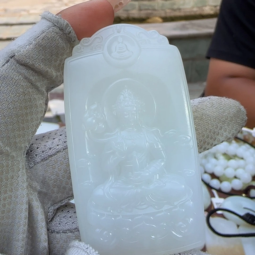 和田玉未镶嵌颈饰75