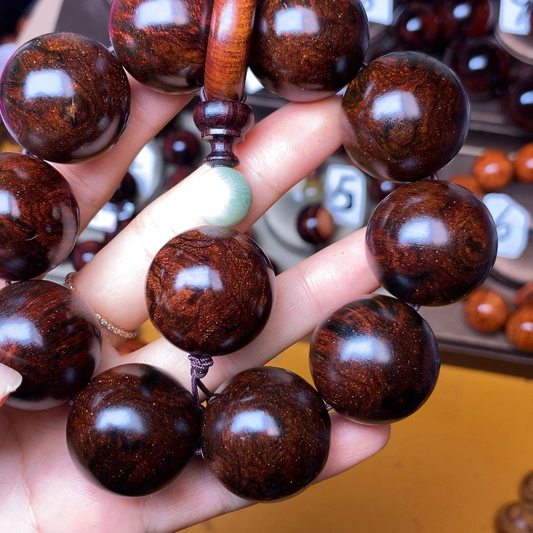 花梨木类手串/手链高货瘤疤老料土埋料2.5