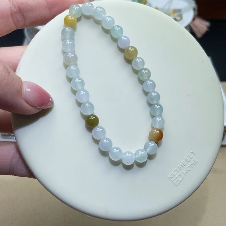 颈饰未镶嵌翡翠手串