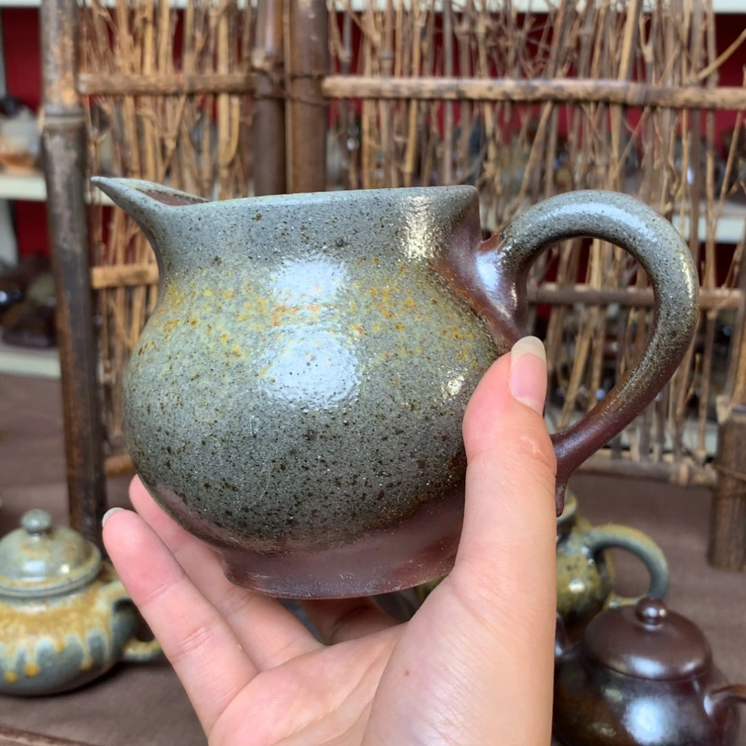 茶壶紫砂纯自然柴烧