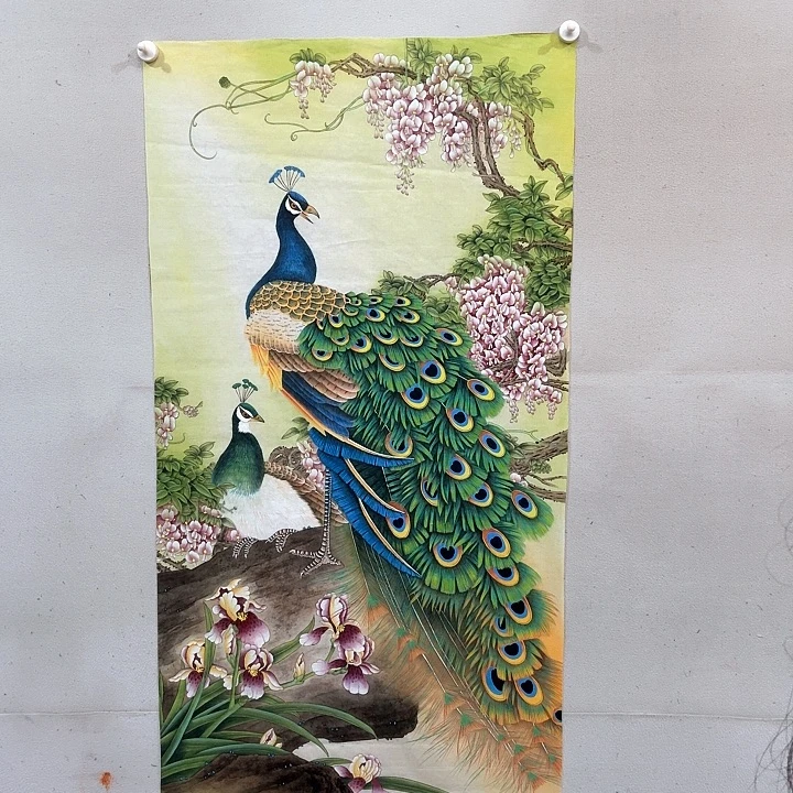 国画工笔画作品任海鲜画
