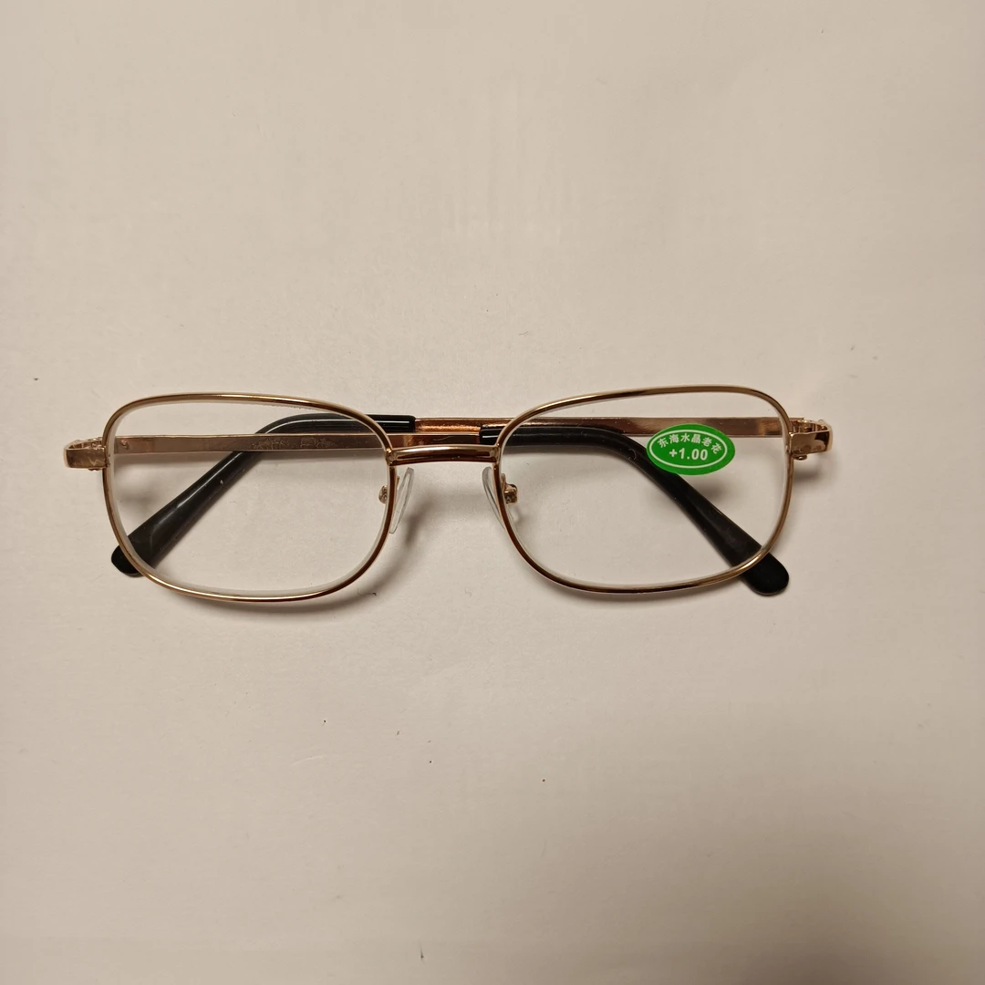东海水晶玻璃老花镜耐磨防刮100度建议50岁以下