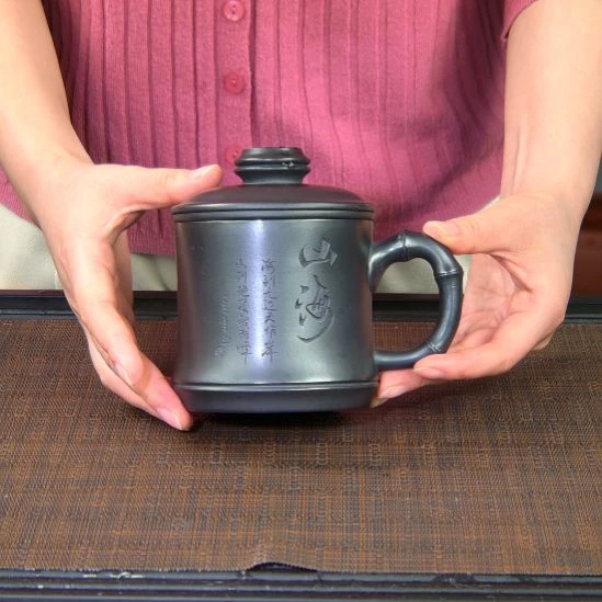 茶杯紫砂高货放漏