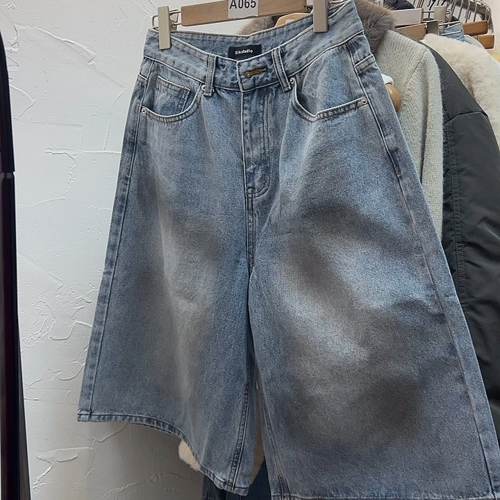 今天新款 牛仔中裤S