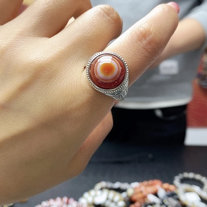 玛瑙/玉髓合金颈饰