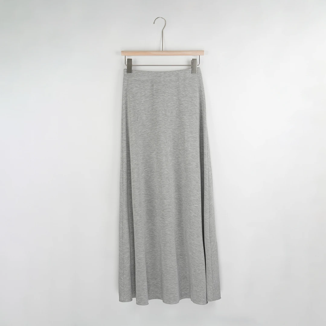 25天丝莱赛尔时尚半身裙优雅气质中腰轻奢显瘦百搭休闲中长款纯色