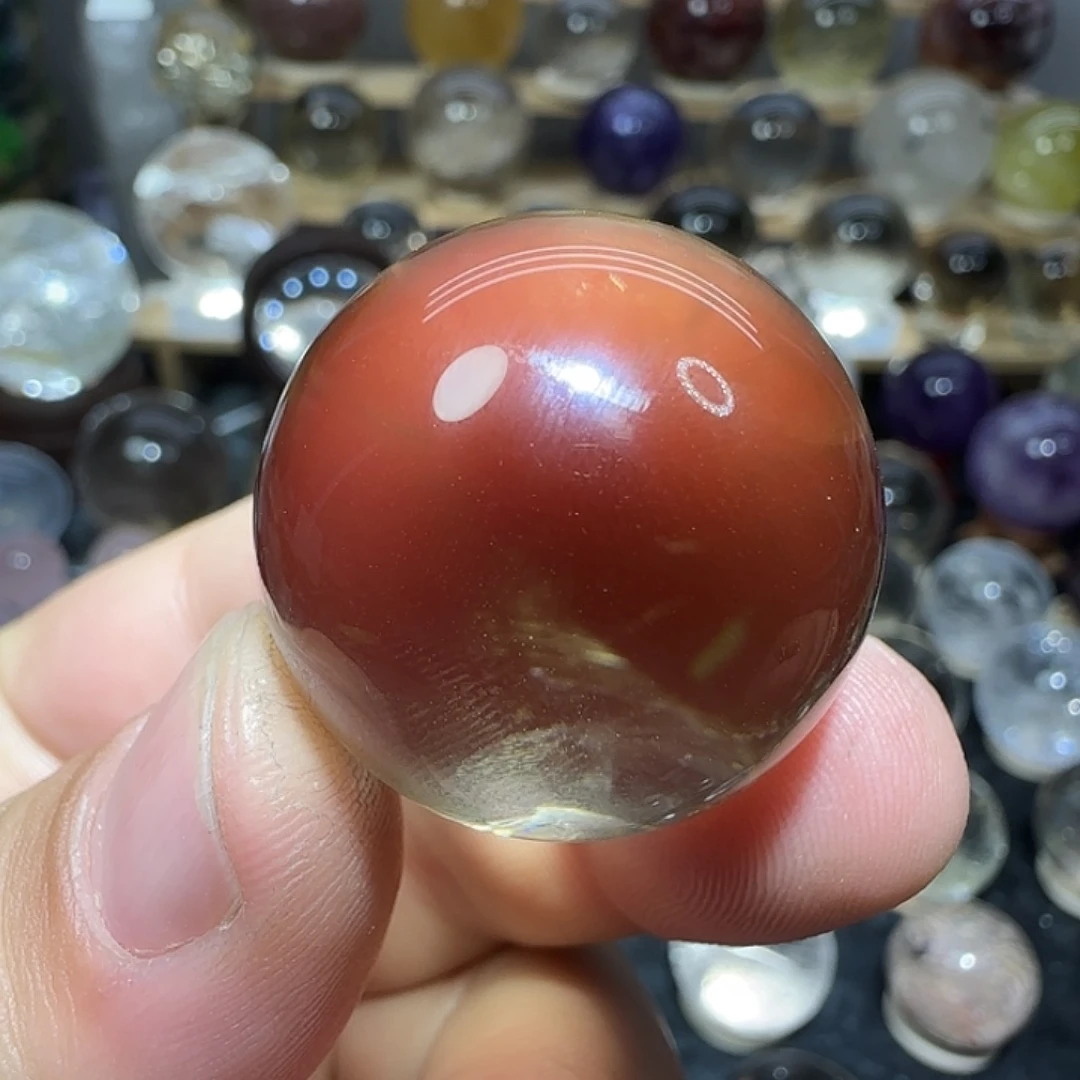 水晶未镶嵌珠宝半成品高透黄水晶