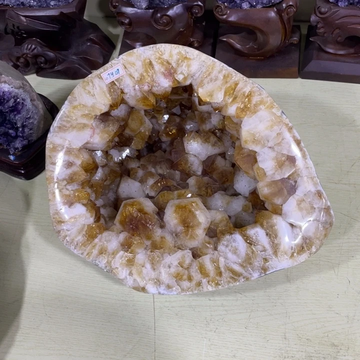 紫晶全抛钱袋子未镶嵌