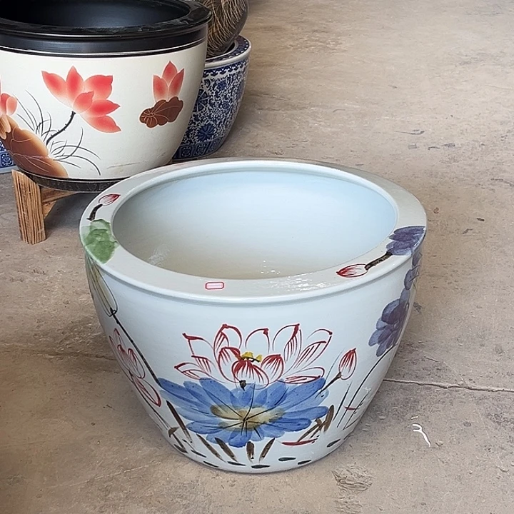 景德镇陶瓷鱼缸艺术