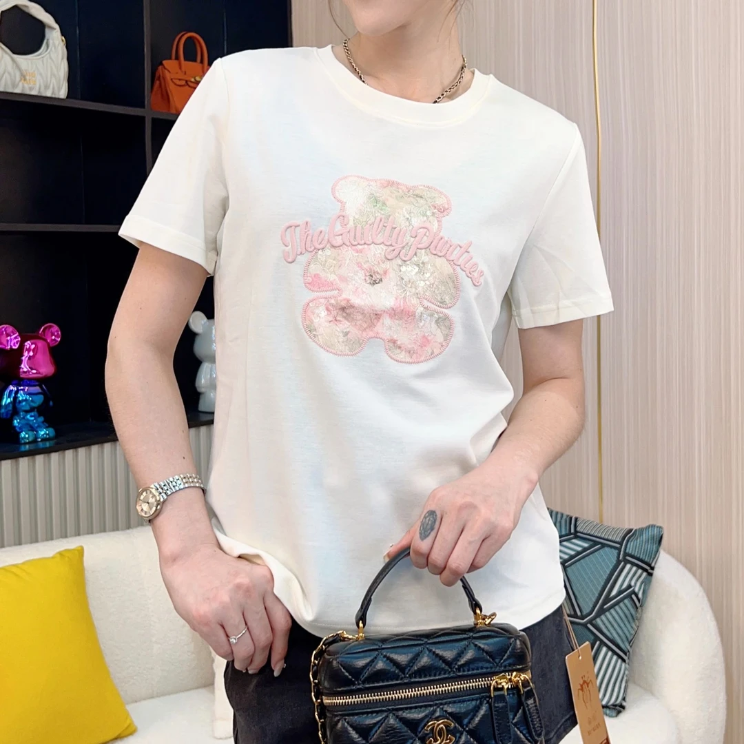 【吴姐定制】71158新款上新双面棉夏季短袖T恤YX