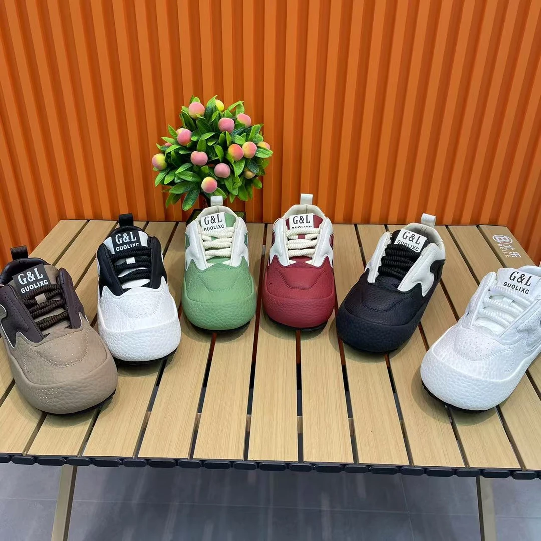 【皮鞋码】新款皮面棉鞋洋气休闲软底轻便个性平底男款潮鞋