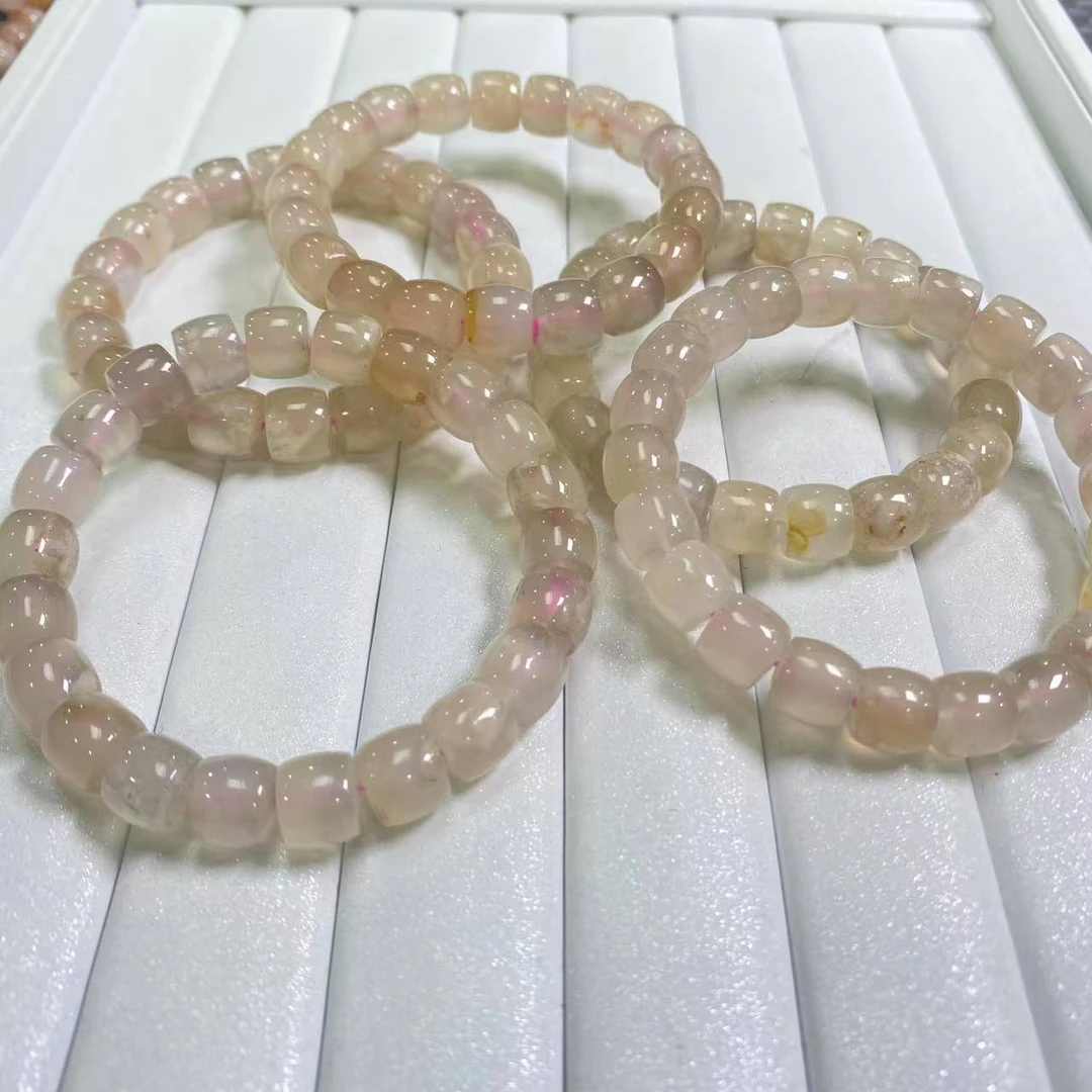 冰体樱花玛瑙直切（多样性发一） 天然杂裂矿点，完美主义慎拍