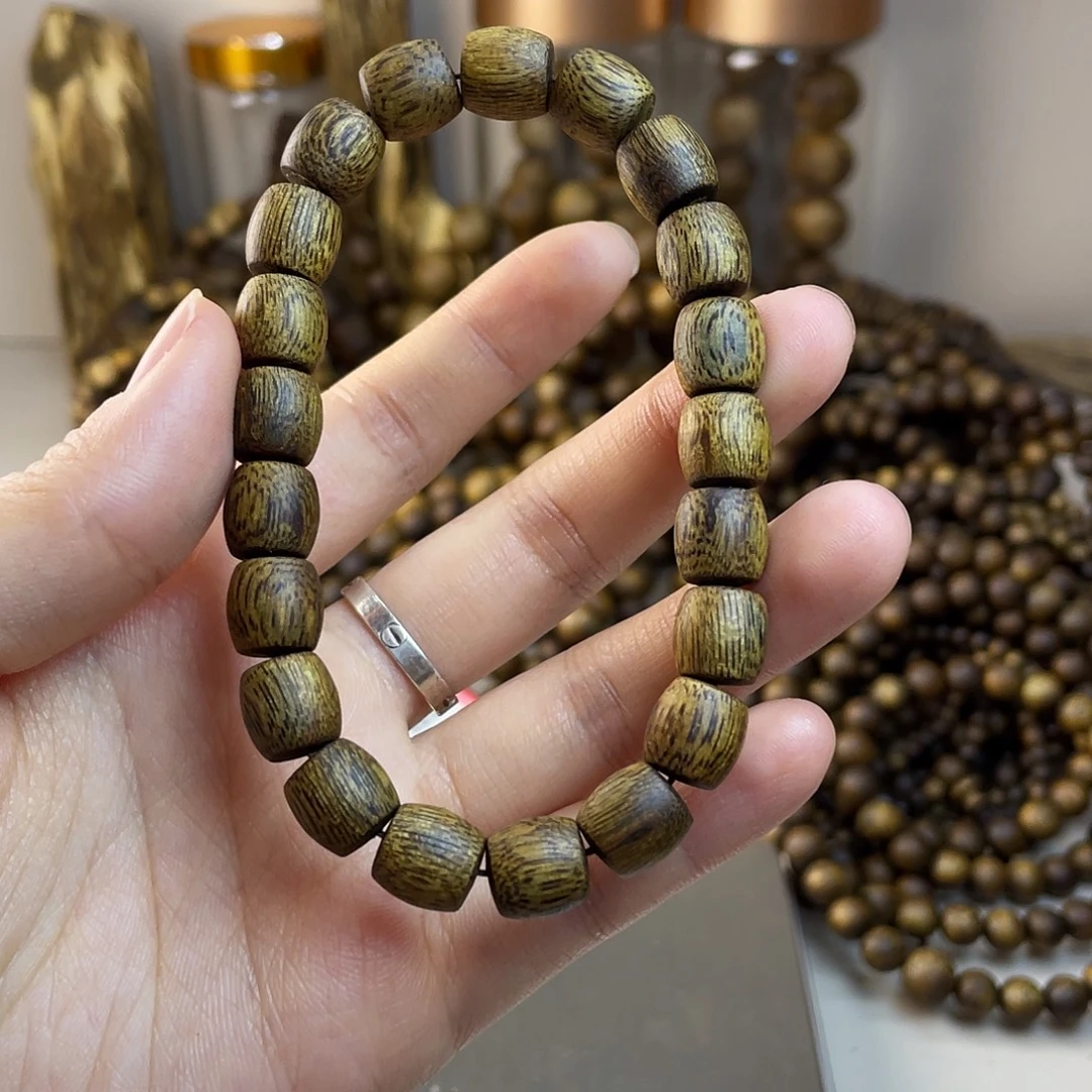 沉香碎屑沉香卡9鼓珠