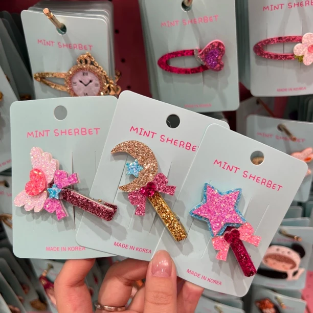 57004-韩国mintsherbet魔法棒系列发夹