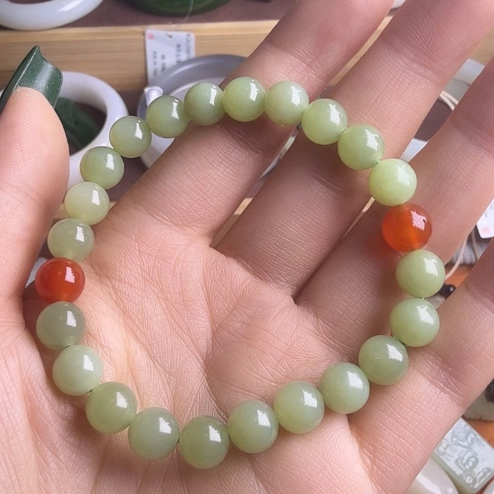 和田玉（糖玉）未镶嵌手链