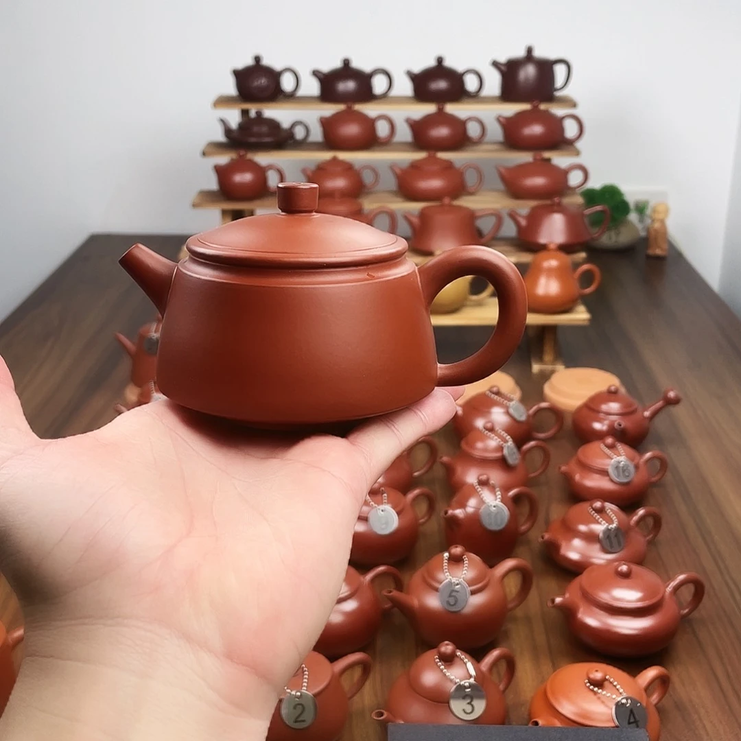 茶壶紫砂陆****锁金钟壶