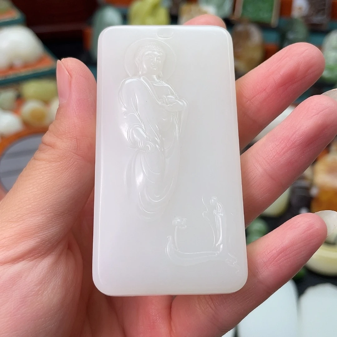 和田玉未镶嵌挂件