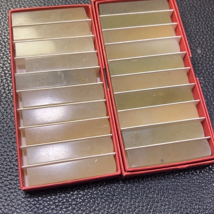 文***心印石辽宁石1.2*6.0素章两盒