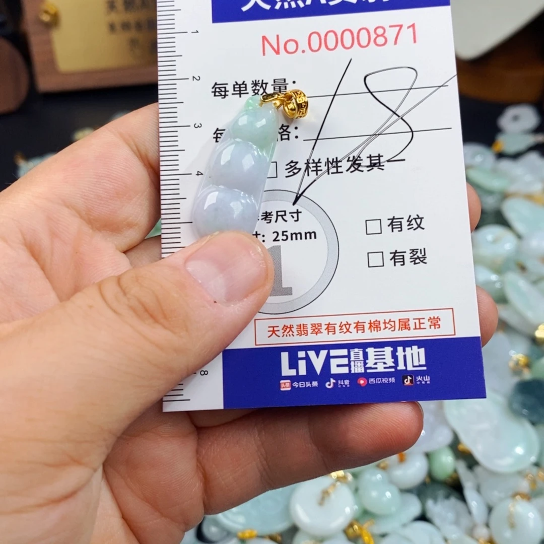 翡翠未镶嵌颈饰871