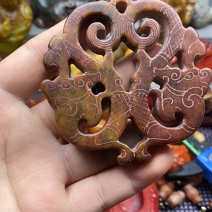 未镶嵌蛇纹石玉颈饰