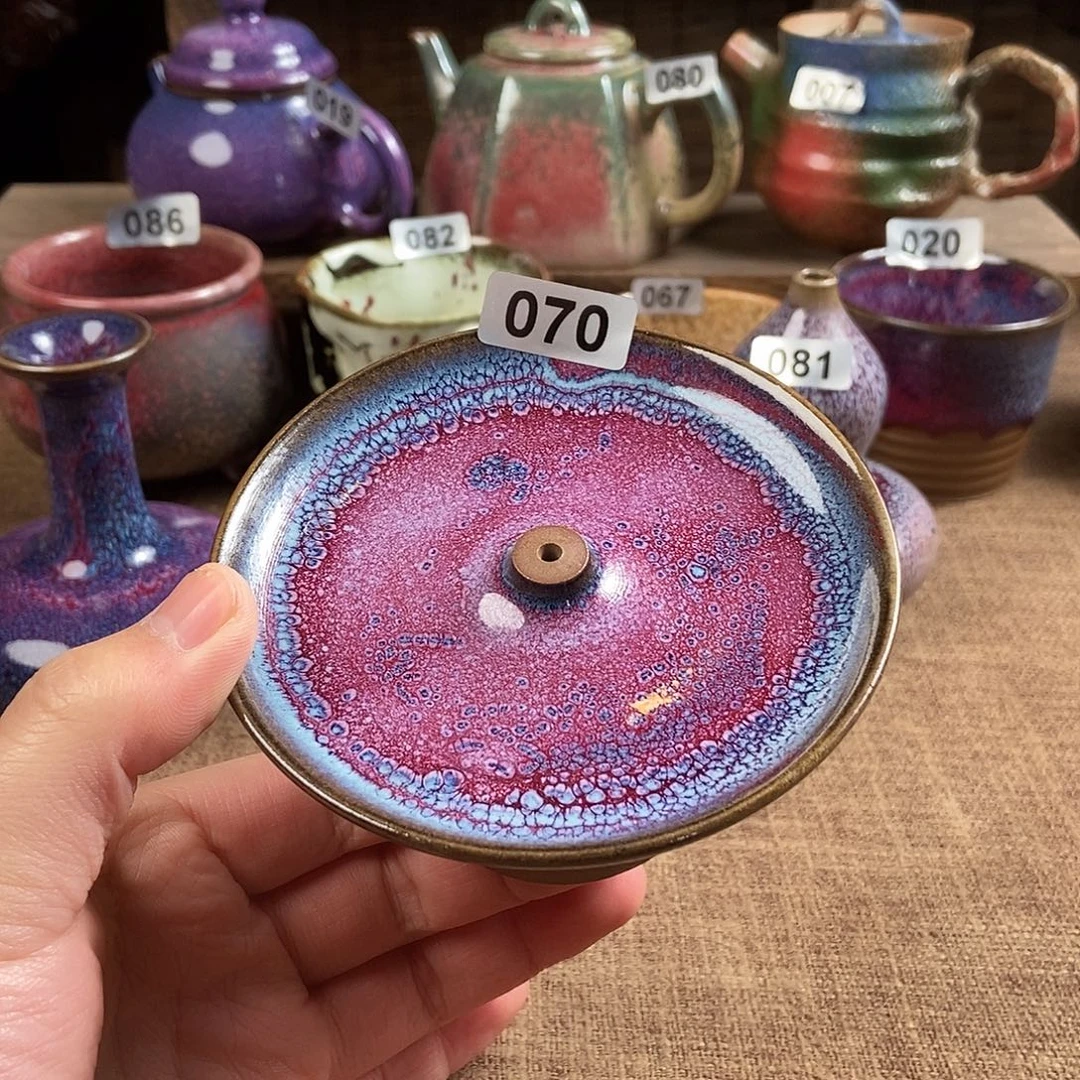 香***冻瓷片钧瓷茶壶茶具