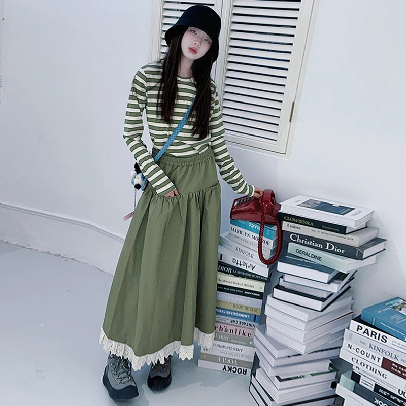 女童连衣裙春装2025新款儿童长袖裙子中大童装女孩洋气时髦打底衫