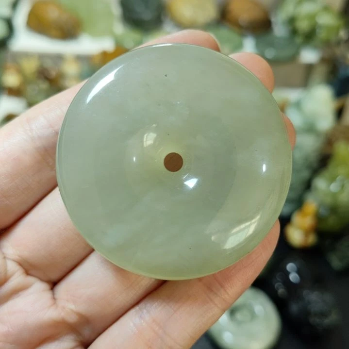 岫玉平安扣未镶嵌