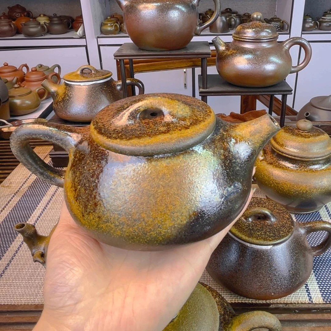 茶壶紫砂宜兴紫砂底槽清350cc