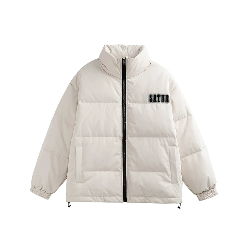 冬季新款潮牌保暖外套高充绒量白鸭绒男士羽绒服连帽外套w2080