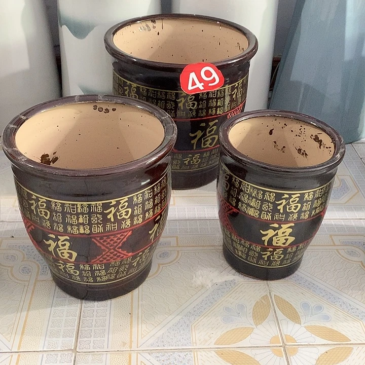 万福盆大中小一套默认瑕疵