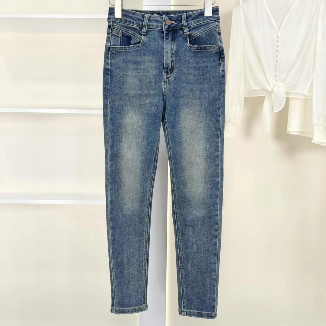 麦迪尚品（MISS-ON）50522285春秋时尚牛仔小脚裤品牌撤柜