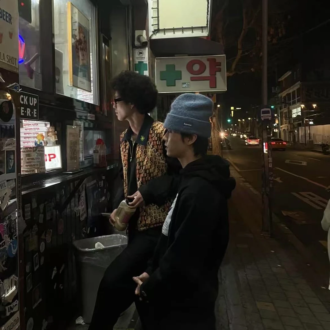 铁合金大理石项链 山下百搭挂链