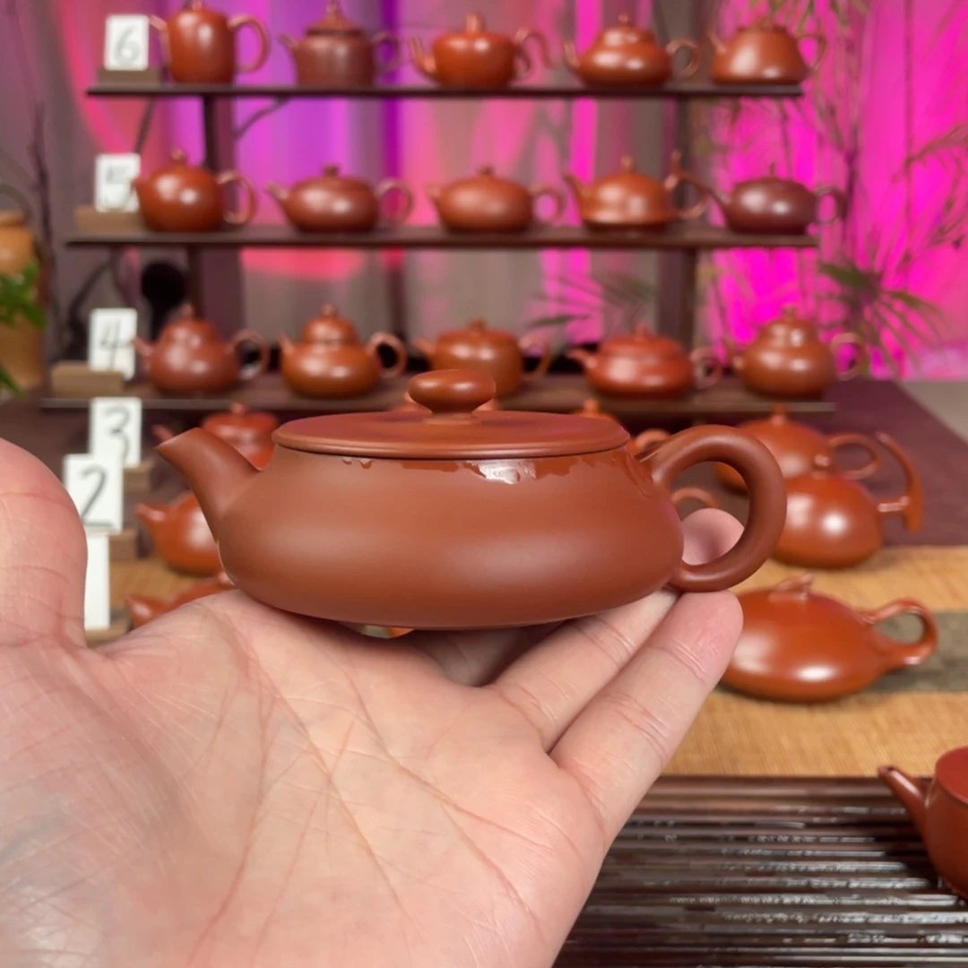 扶***灯茶壶紫砂超薄明炉80cc