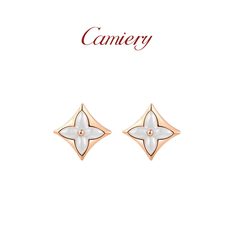 CAMIERY 时尚老花耳钉轻奢气质百搭