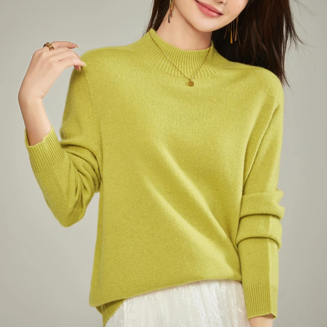 【葛先生】羊毛无缝打底衫长袖百搭修身羊毛衫9902