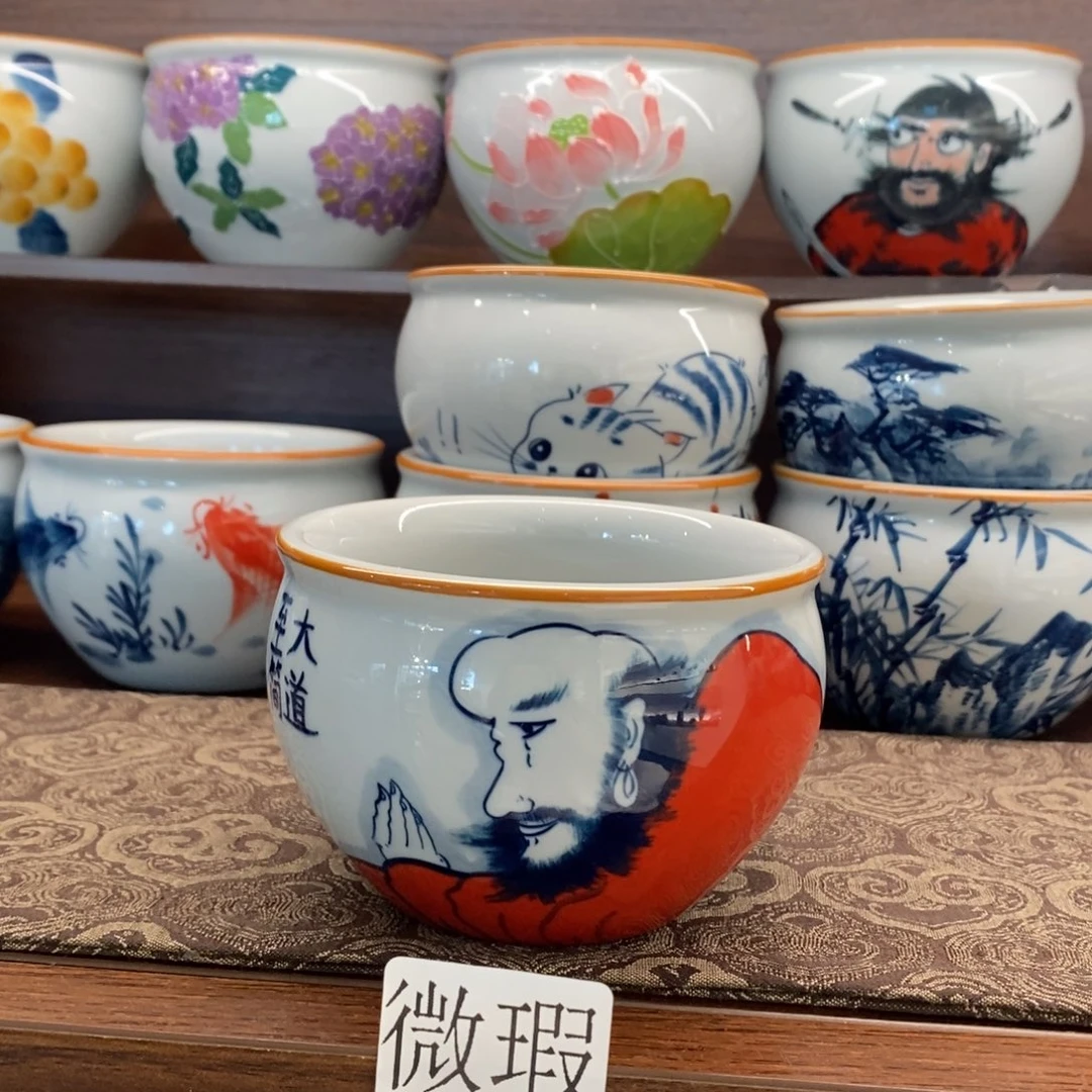 釉下彩手工绘制手工绘制