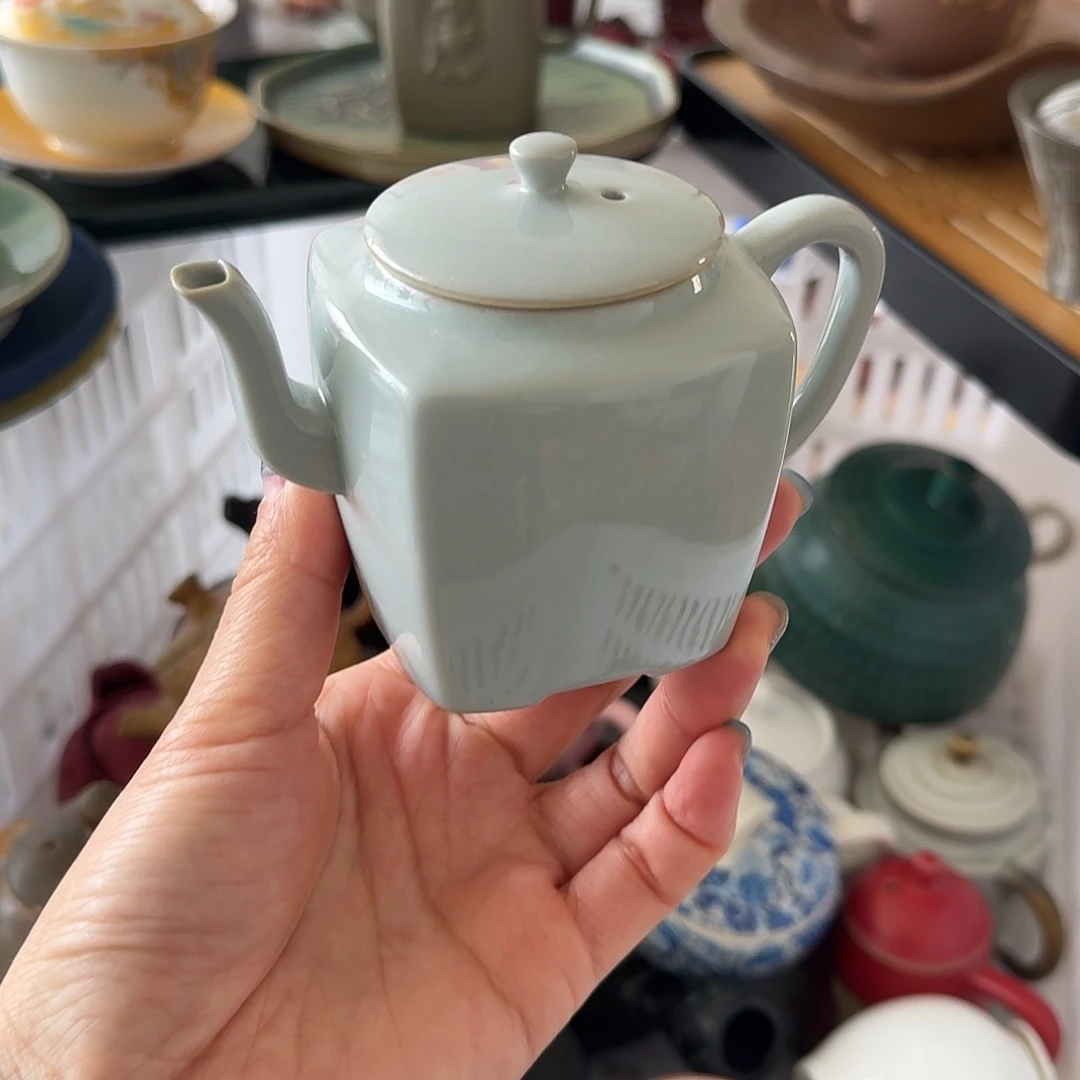 微瑕陶瓷茶具茶杯茶壶