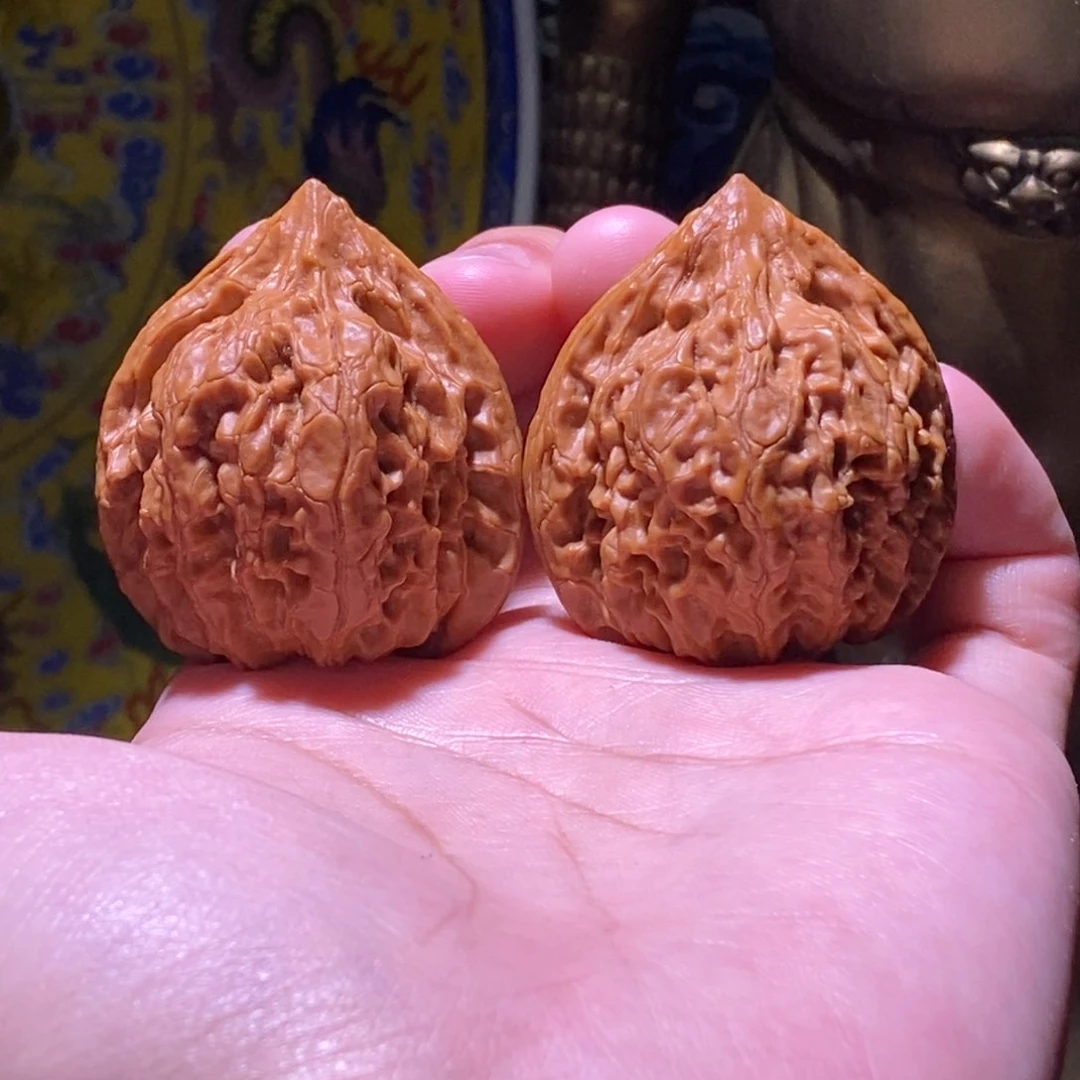 吊坠文玩核桃全品鸡心独角兽 40 39 44