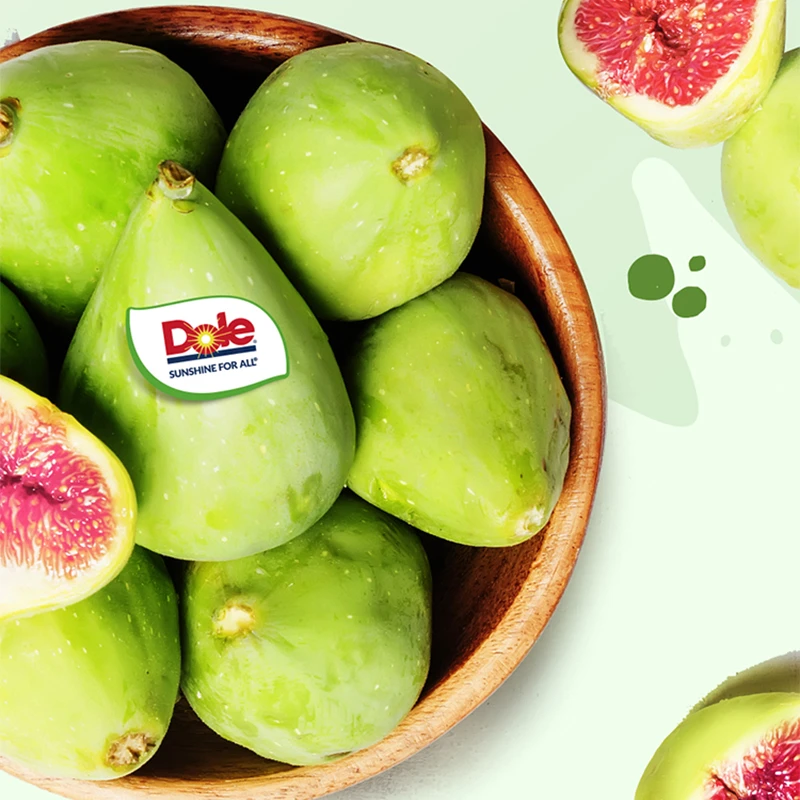 【都乐Dole】国产绿皮无花果1.1斤装 约9-12个大果 香甜即食