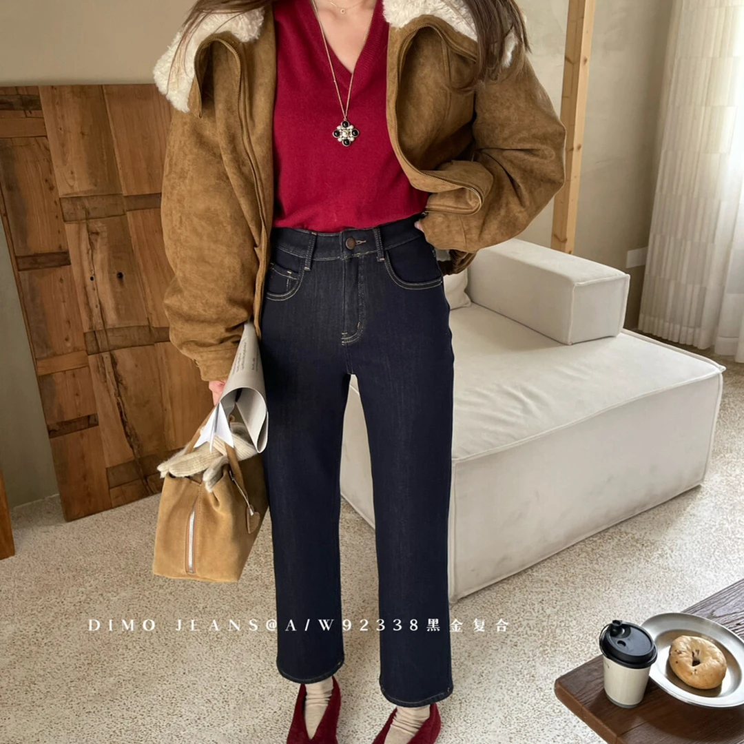 1.1 HK7279四面弹刺绣烟管裤