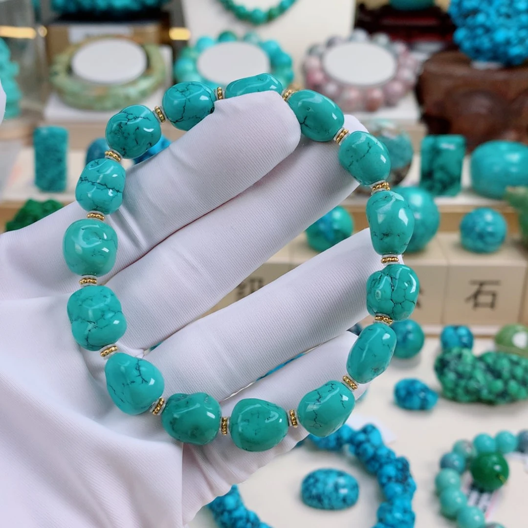 未镶嵌绿松石珠宝奇石