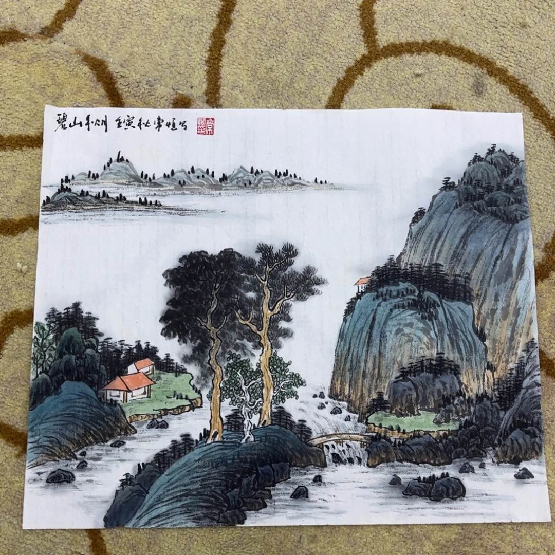 国画是山山水水40山水