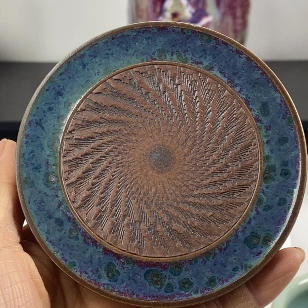 陶手工雕塑杯垫111111