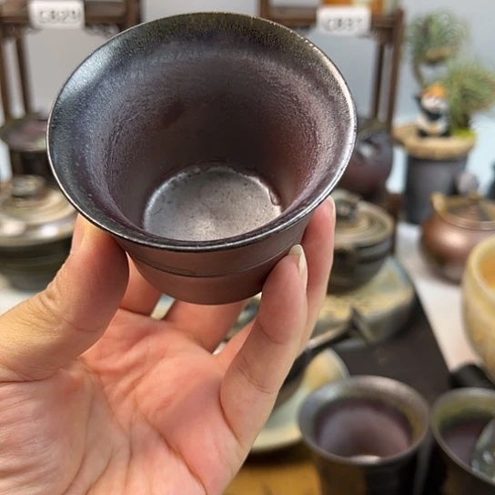 金**月柴烧茶具柴烧茶具