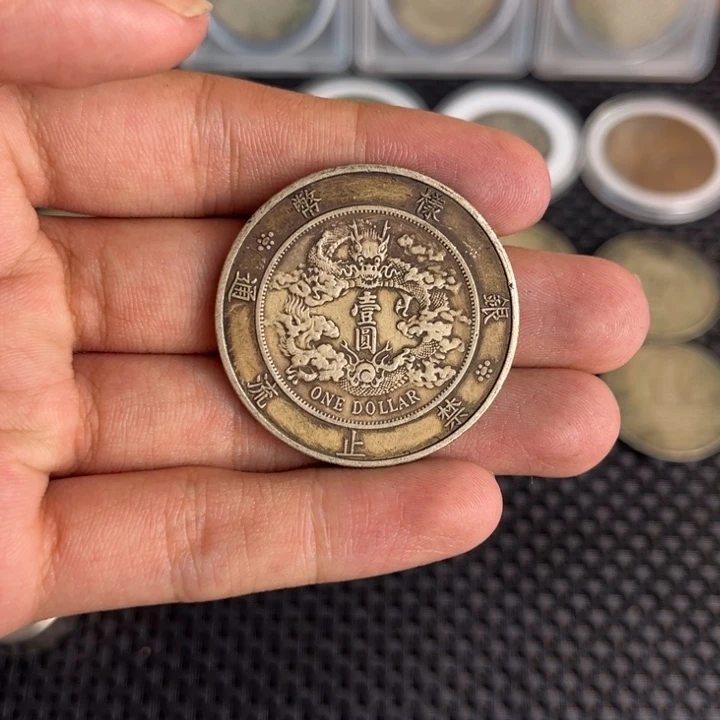 金属大头龙洋船洋工艺品