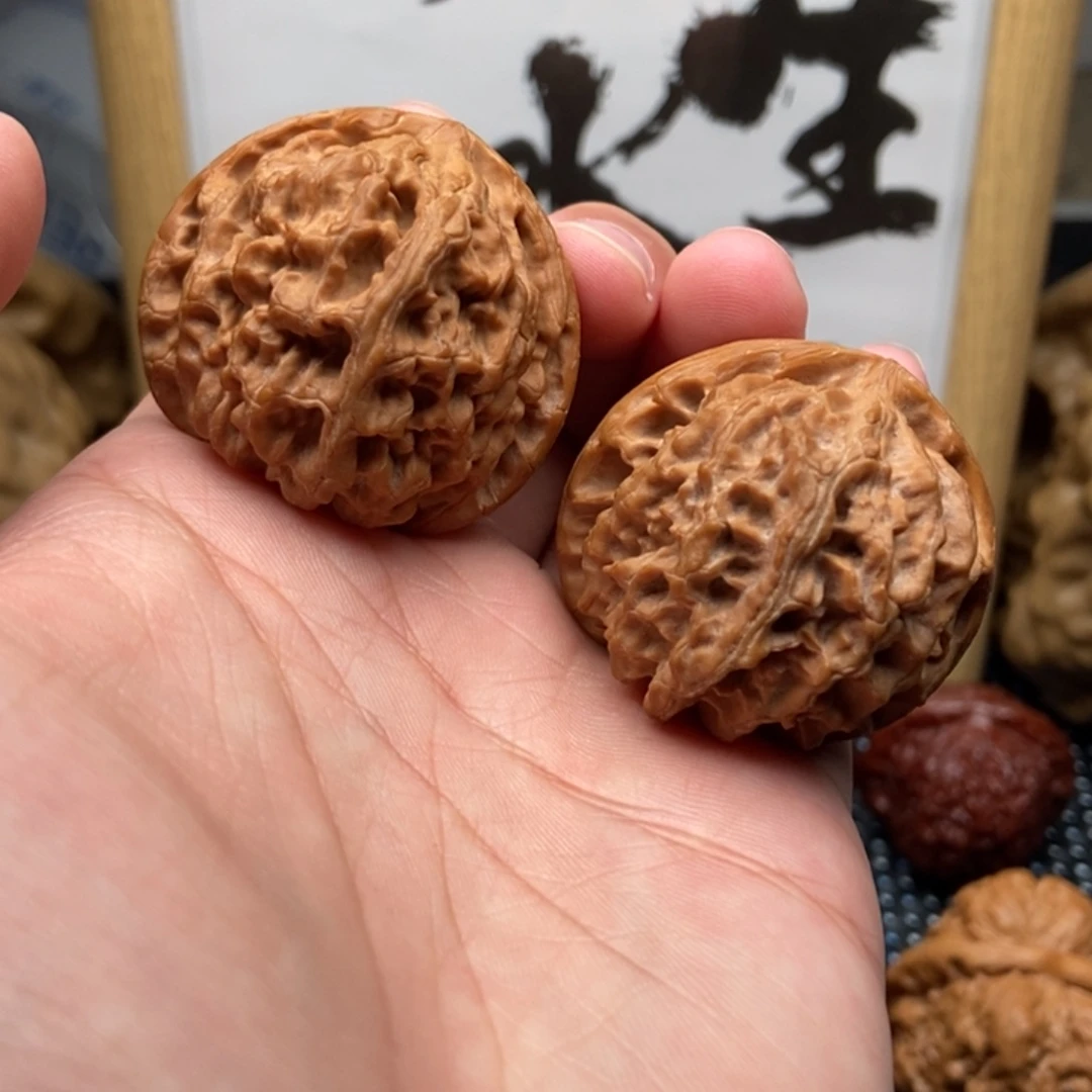 把件文玩核桃40苹果园