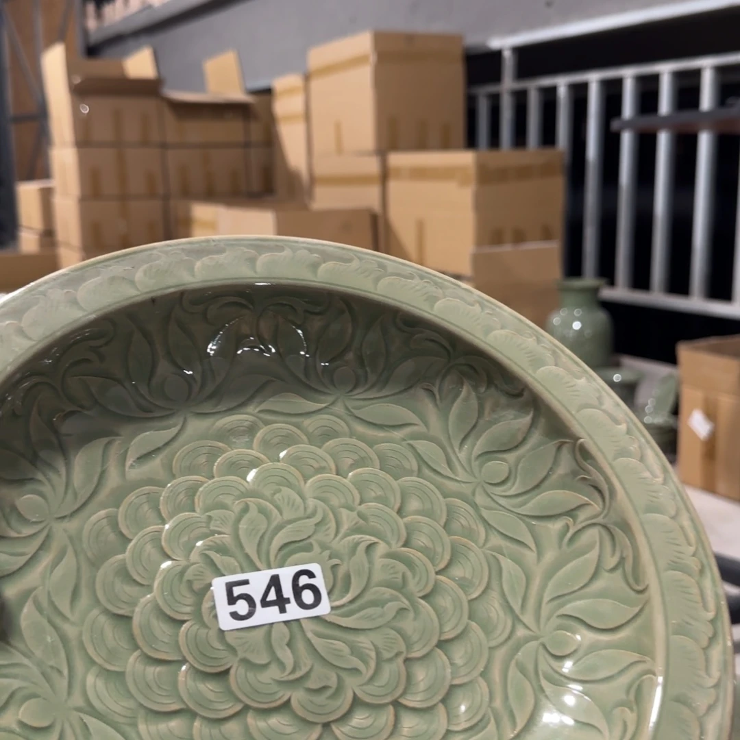 瓷盘裂不保破损不退换