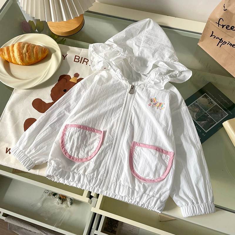 【橘止皮】CW258810儿童防晒衣夏季2025外出服宝宝空调服女童外套