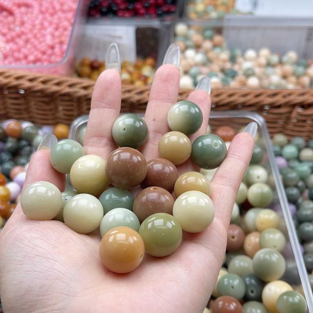 白玉菩提吊坠c16-18mm/10+10颗